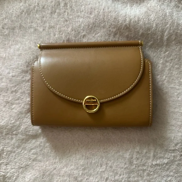Polene Tan Leather wallet - Picture 1 of 8